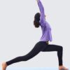 PINSPARK Long Sleeve Workout Tops for Women Crewneck Yoga Sh...