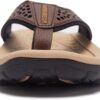 KIIU Mens Thong Sandals Indoor and Outdoor Beach Flip Flop