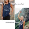 Women Hiking Camping Outdoor Tank Top Summer Mountain Nature...
