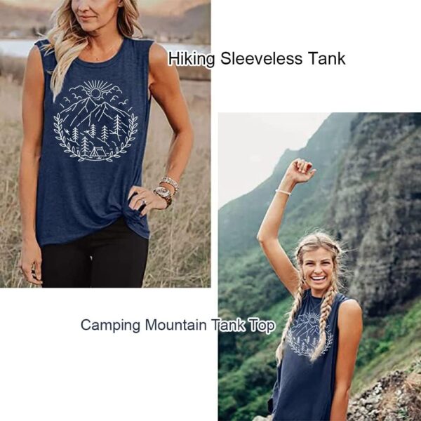 Women Hiking Camping Outdoor Tank Top Summer Mountain Nature...