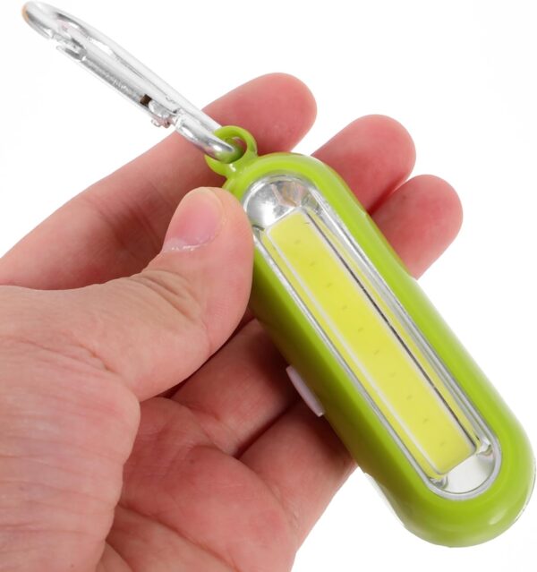 Mini LED Keychain Flashlight: 2 pcs Tiny Flashlight Key Chai...