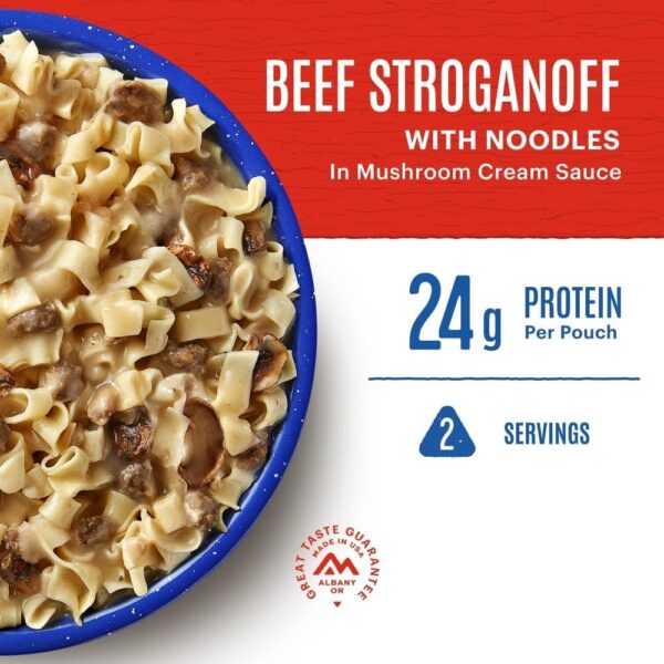 Mountain House Beef Stroganoff with Noodles | Freeze Dried B...