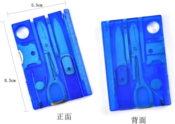 10 in 1 Pocket Credit Card Portable Multi Tool Outdoor Campi...