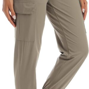Kcutteyg Womens Water Resistant Hiking Pants with Pockets Qu...