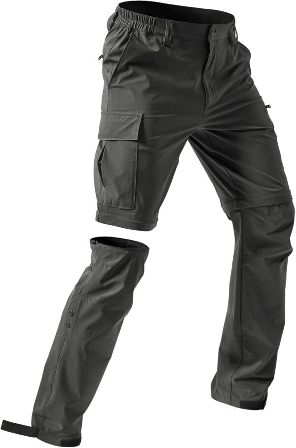 Moosehill Men's-Hiking-Pants Convertible Quick-Dry Water-Res...