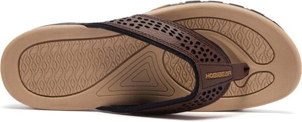 KIIU Mens Thong Sandals Indoor and Outdoor Beach Flip Flop