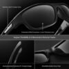 suoso Polarized Sports Sunglasses for Men: UV400 Protection ...