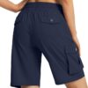 Women's 9" Hiking Cargo Shorts Quick Dry Lightweight Summer ...
