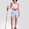 Haimont Women’s Hiking Shorts 5 inch with Pockets and Belt Q...