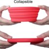Silicone Expandable Collapsible Bowl for Travel Camping Hiki...