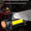 LED headlamp Flashlight 4-Pack LED Rechargeable Headlamp Hea...