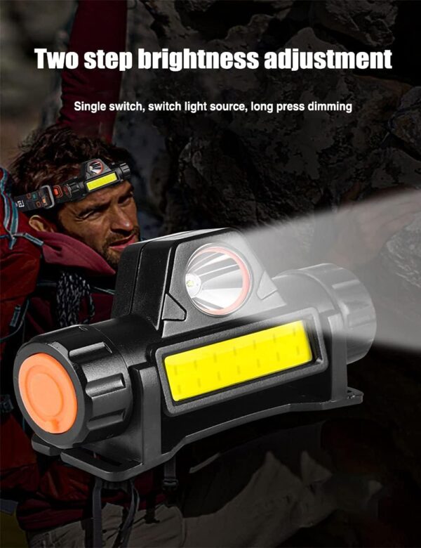 LED headlamp Flashlight 4-Pack LED Rechargeable Headlamp Hea...