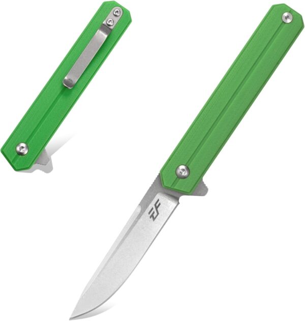 Eafengrow EF64 Folding Knife D2 Steel Blade G10 Handle Multi...
