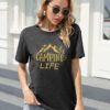 ZXCAHPT Camping Life T Shirt Women Camping Hiking Shirt Moun...