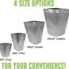 50 Mylar Bags for Food Storage, Airtight 7-Mil Thick Gussete...