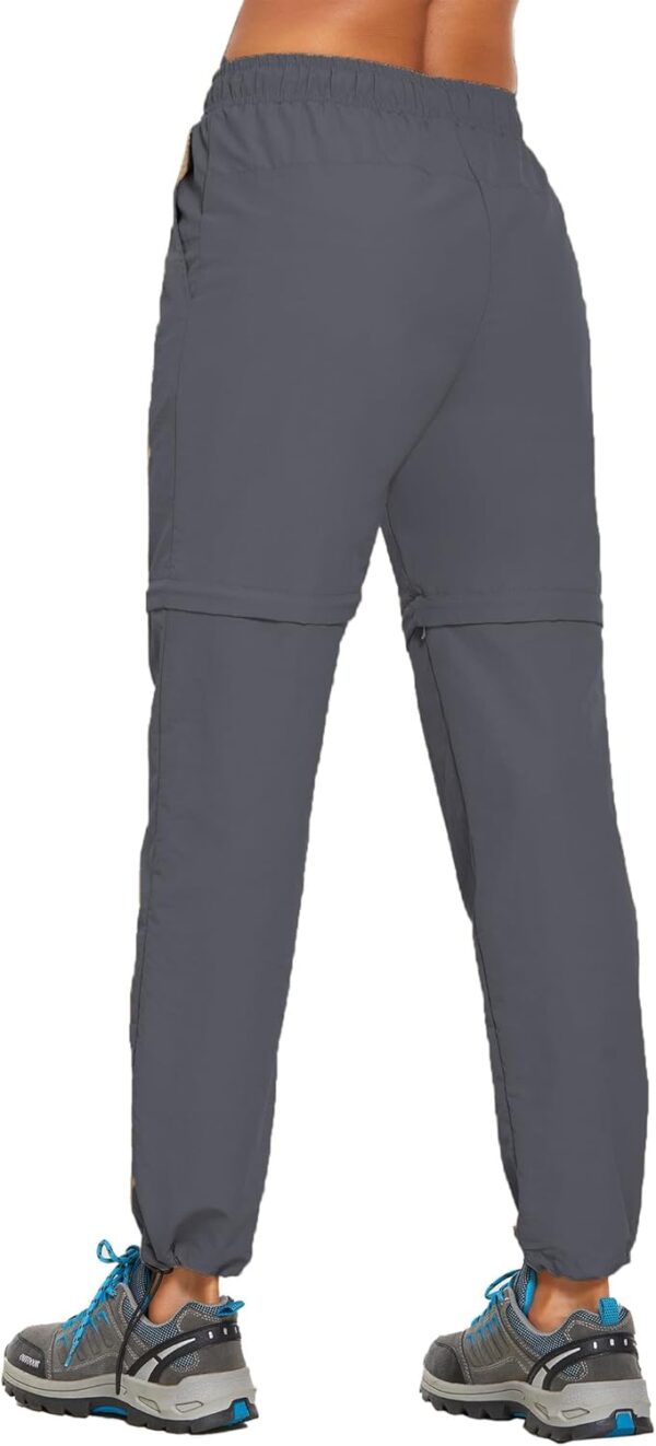 PINSPARK Women's Hiking Zip Off Pants Waterproof Convertible...
