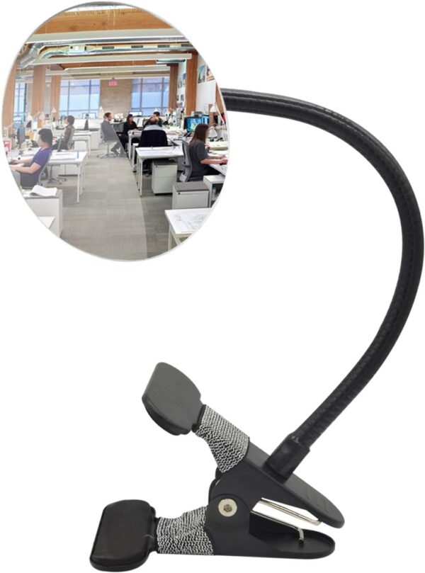 Ampper Clip On Security Mirror, Convex Cubicle Mirror for Pe...