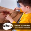TECEUM Paracord Type III 550 Urban Camo – 100 ft – 4mm – Tac...
