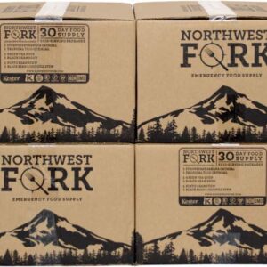 NorthWest Fork Gluten-Free 6 Month Emergency Food Supply (Ko...