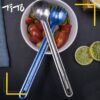 TiTo Titanium Long Handle Spork and Spoon Eco-Friendly Ultra...