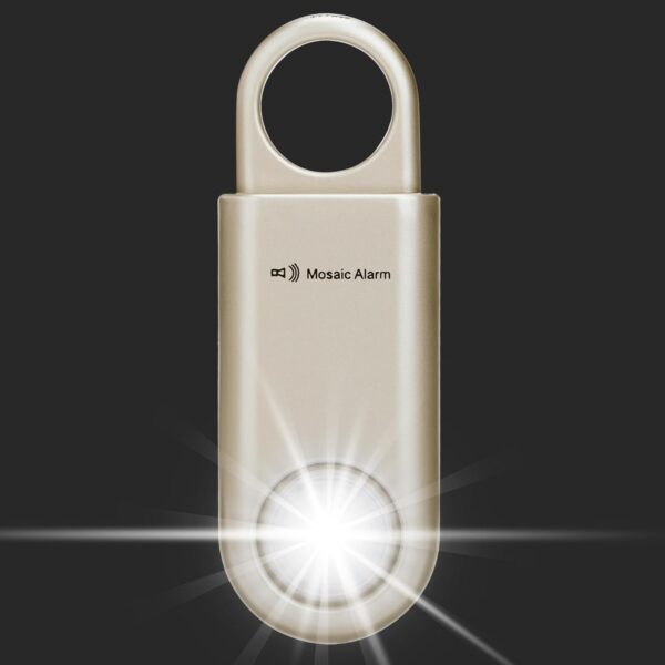 130dB Personal Safety Alarm Strobe Light. Loud Sound Keychai...