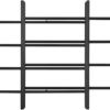 Grisham AWG Fixed Window Security Bars,(Black, 4Bars)18''H x...