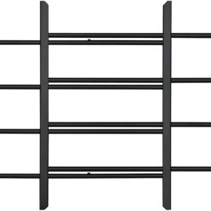 Grisham AWG Fixed Window Security Bars,(Black, 4Bars)18''H x...