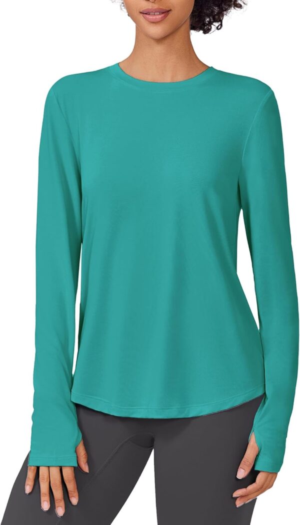 PINSPARK Soft Long Sleeve Shirts for Women Sun Protection Qu...