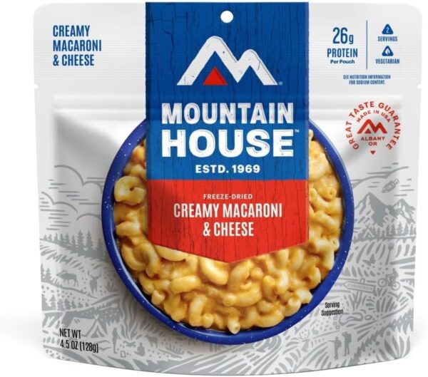 Mountain House Creamy Macaroni & Cheese | Freeze Dried Backp...