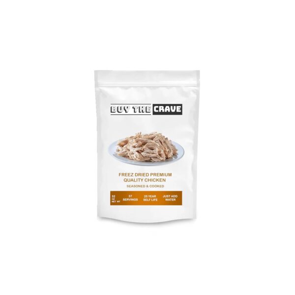 Freeze Dried USDA Chicken Breast | Pre-Cooked Shelf Meat for...