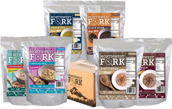NorthWest Fork Gluten-Free 6 Month Emergency Food Supply (Ko...