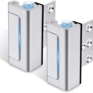 Home Security Door Reinforcement Lock 2Pack, Childproof Safe...