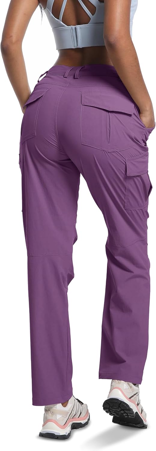 WENRONSTA Women's Hiking Cargo Pants Lightweight Quick Dry W...