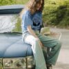 Adventure Awaits Shirts for Women Cute Sunrise Eagle Graphic...
