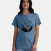 Adventure Awaits Shirts for Women Cute Sunrise Eagle Graphic...