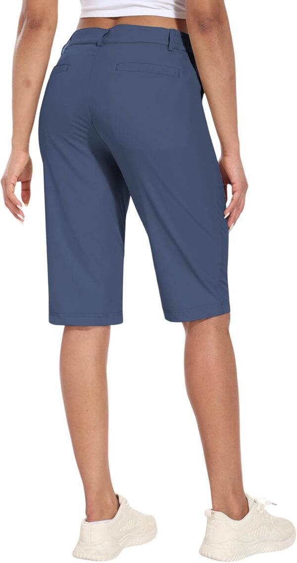 Hiverlay Women's Golf Bermuda Shorts 13" Knee Length Quick D...