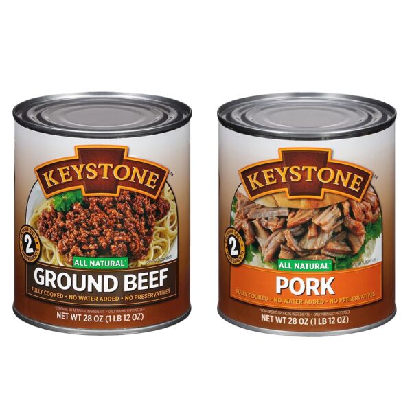 Keystone Ground Beef & Pork 28 Oz (Pack of 1 Each) All Natur...
