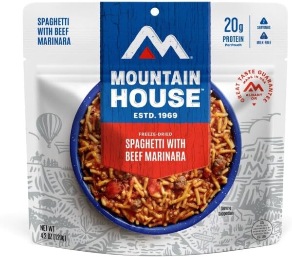 Mountain House Classic Spaghetti with Meat Sauce | Freeze Dr...
