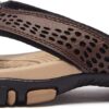 KIIU Mens Thong Sandals Indoor and Outdoor Beach Flip Flop
