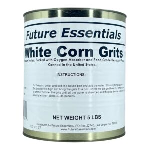 White Corn Grits | 5 lbs of White Corn Grits for Disaster Pr...