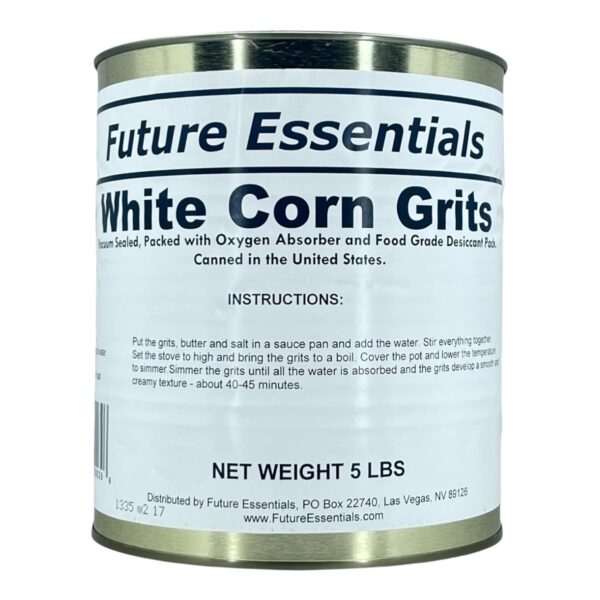 White Corn Grits | 5 lbs of White Corn Grits for Disaster Pr...