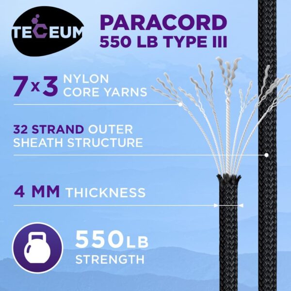 TECEUM Heavy Duty Rope 1000 – 1000ft / 200ft / 100ft / 50ft ...