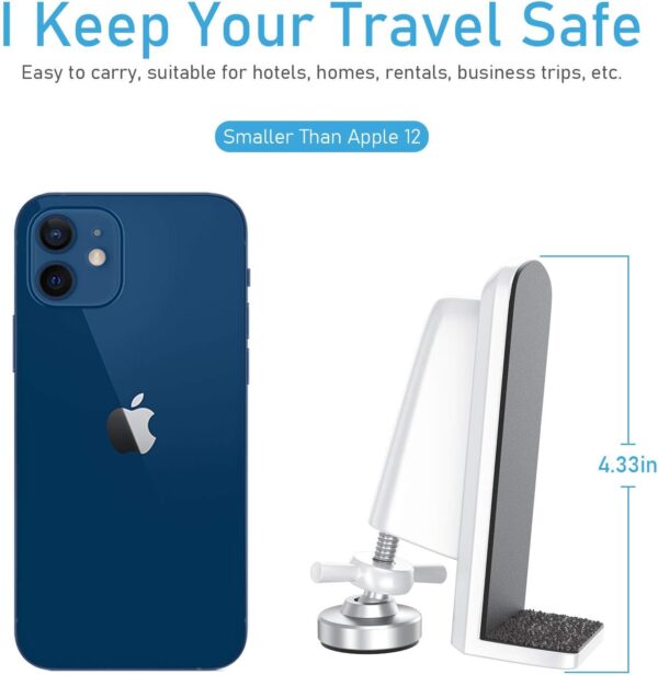 Portable Security Door Jammer Door Stopper, Door Security Lo...