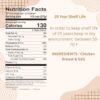 Freeze Dried USDA Chicken Breast | Pre-Cooked Shelf Meat for...