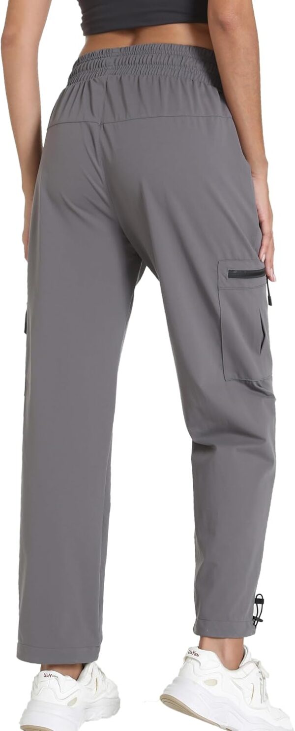 Women's Joggers with Pockets, Hiking Cargo Water Resistant L...