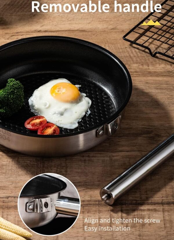 304 Stainless Steel Camping Cookware Set, Pots and Pans for ...