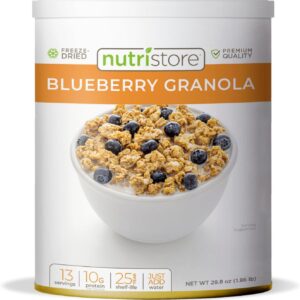 Nutristore | Freeze-Dried Blueberry Granola | Emergency Surv...