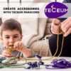 TECEUM Paracord Type III 550 Indigo – 50 ft – 4mm – Tactical...