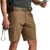 CQR Men's Hiking Cargo Shorts, Quick Dry Stretch Tactical Ou...