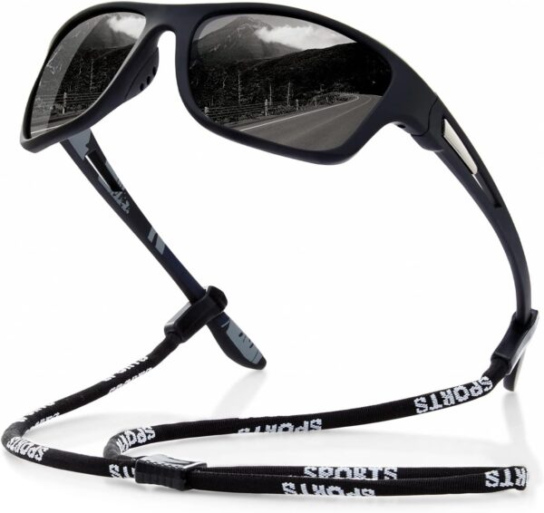 suoso Polarized Sports Sunglasses for Men: UV400 Protection ...